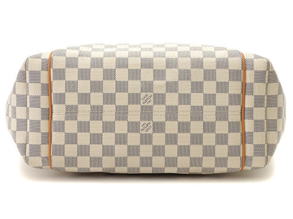 Louis Vuitton Tote Totally Azur White Damier Bag White